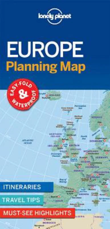 - Car dog seat beltLonely Planet Europe Planning Map