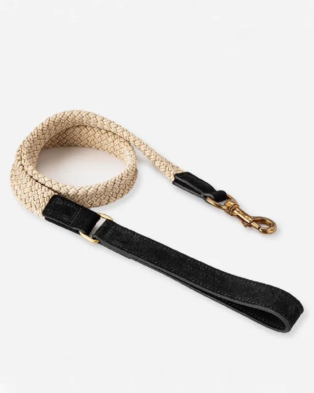 - Elderly dog ​​joint care mattressFlat Rope and Leather Dog Lead - Black