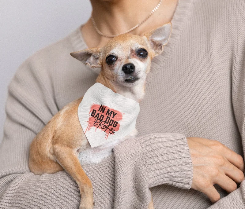 Pet holiday dress-up clothesIn My Bad Dog Era Bandana - 3 Colors