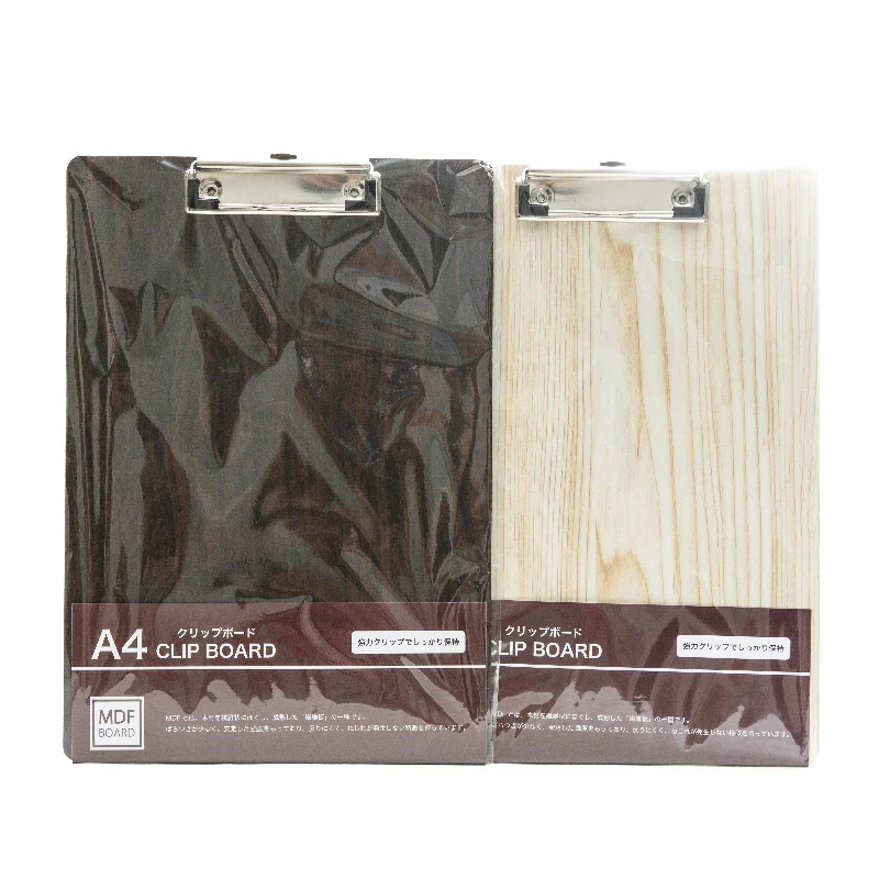 ---MDF A4 Wood-Like Clipboard