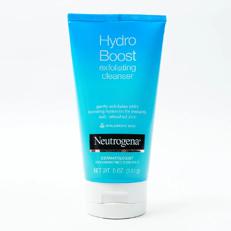 - Cat hair ball removal and hair removal creamNEUTROGENA HYDRO BOOST WITH HYALURONIC ACID EXFOLITING CLEAN