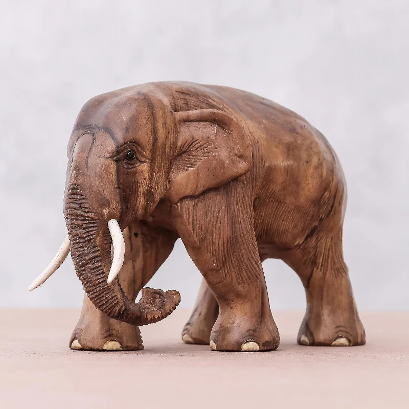 - Winter dog thick down jacketTrip Through Nature Hand-Carved Teak Wood Elephant Sculpture from Thailand - Winter dog thick down jacketTrip Through Nature Hand-Carved Teak Wood Elephant Sculpture from Thailand