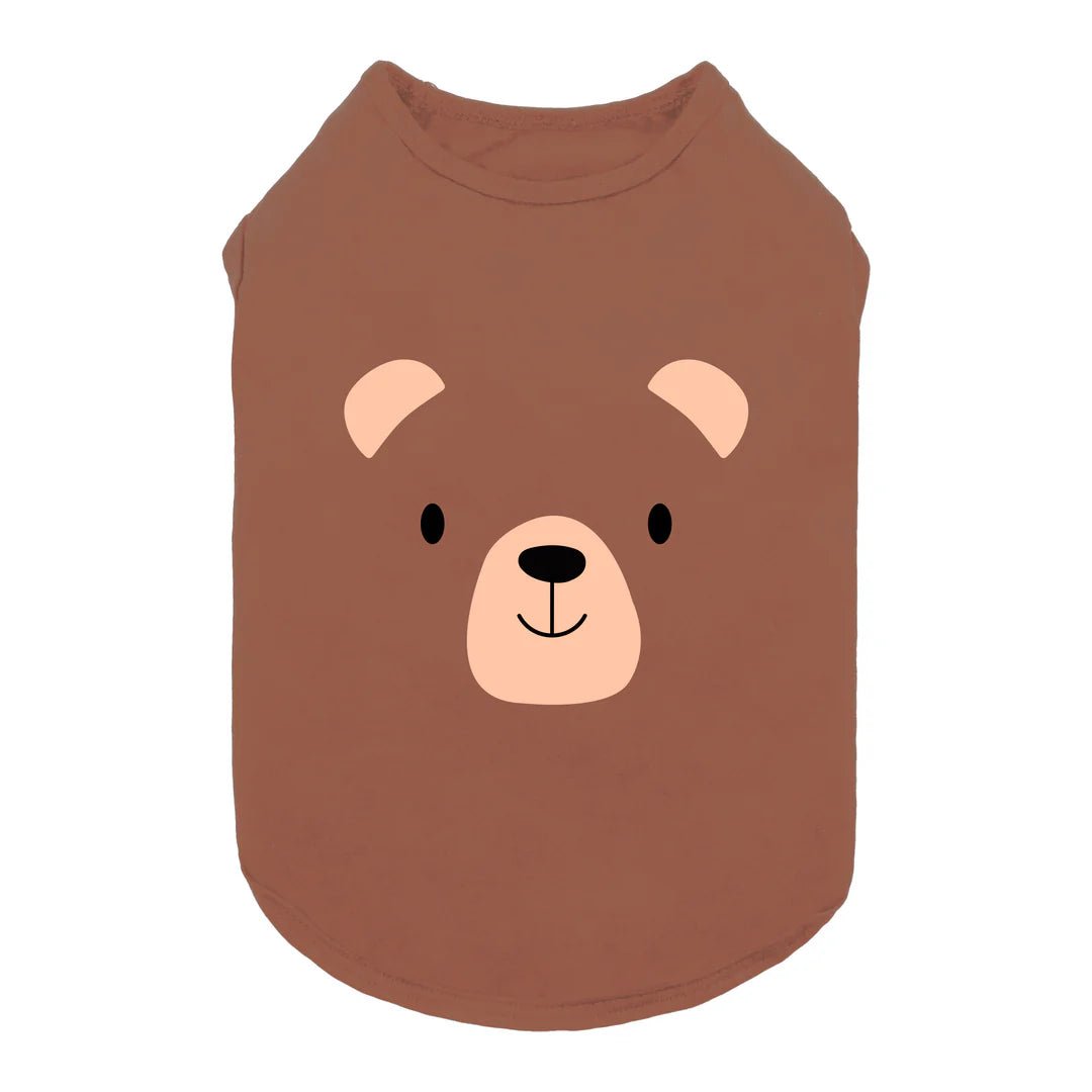 Pet wedding dressesCute Brown Bear Shirt