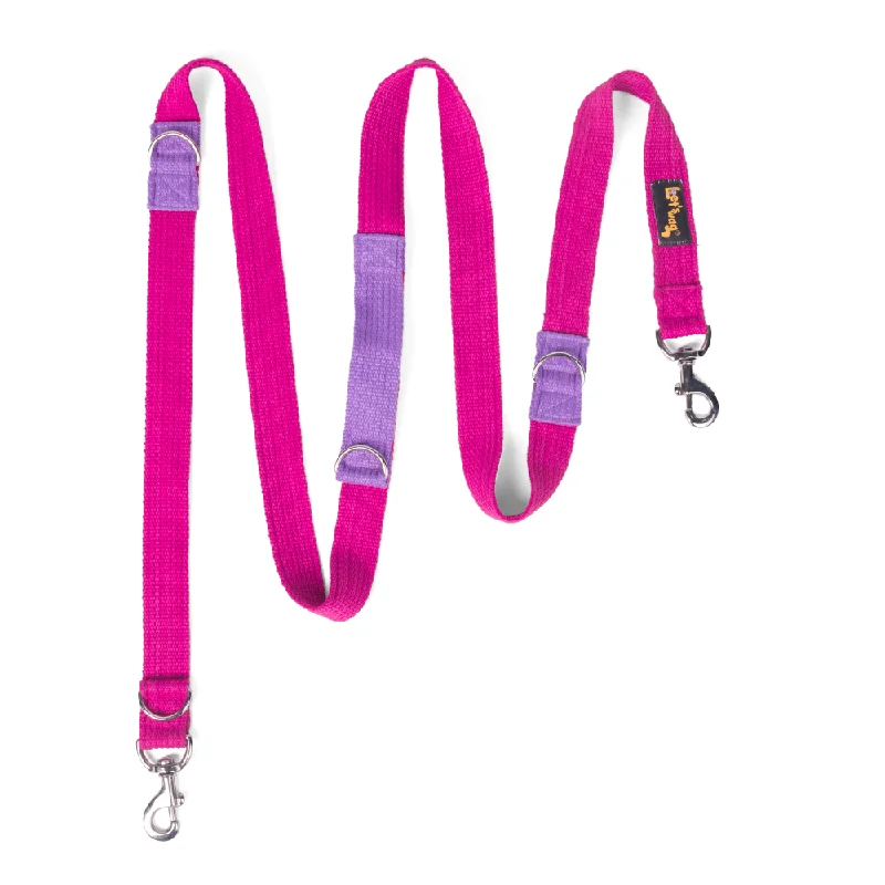 ---Let's Wag Multi Purpose Leash for Dogs (Pink)