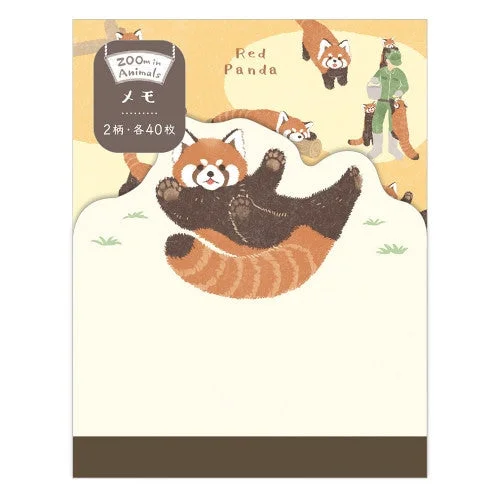 -Anti-slip claw protection raincoat FOR dogsNB ZOOm in Animals 80 Sheets Red Panda 1 Die-Cut Design 2 Designs Memo Pad -Anti-slip claw protection raincoat FOR dogsNB ZOOm in Animals 80 Sheets Red Panda 1 Die-Cut Design 2 Designs Memo Pad