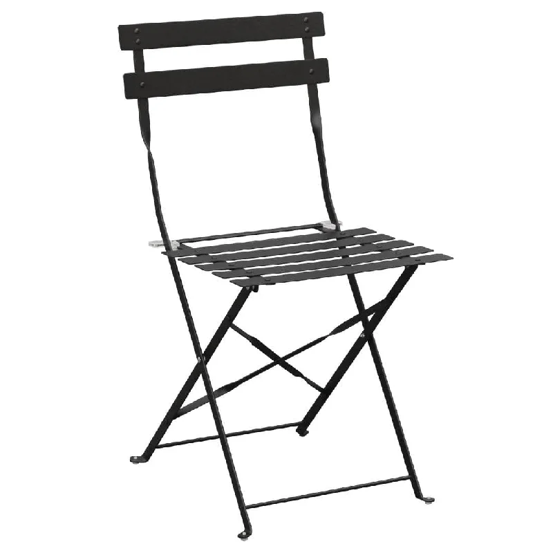  -Splash-proof food bowl AND Anti-choking slow food bowlBolero Black Pavement Style Steel Folding Chairs (Pack of 2)