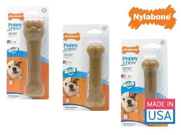 - Parrot toy selectionNylabone® Puppy Chew Bone