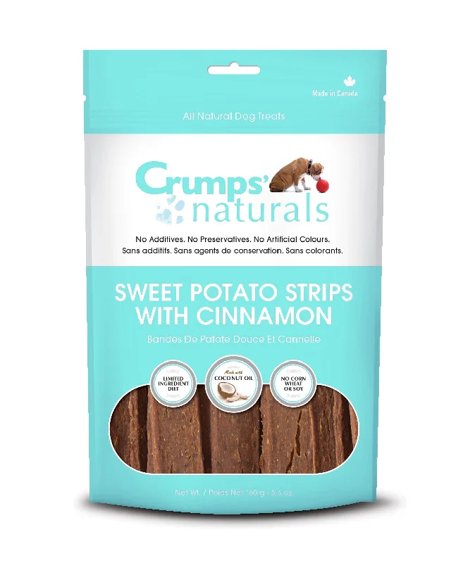 - Special food for senior dogsCrumps' Naturals Sweet Potato Cinnamon Strips