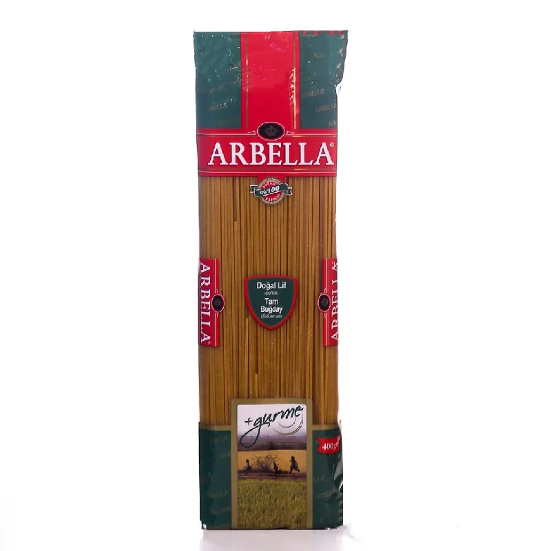 - Air box TSA certified check-inARBELLA SPAGHETI FUSILLI WHOLE WHEAT 400 GM