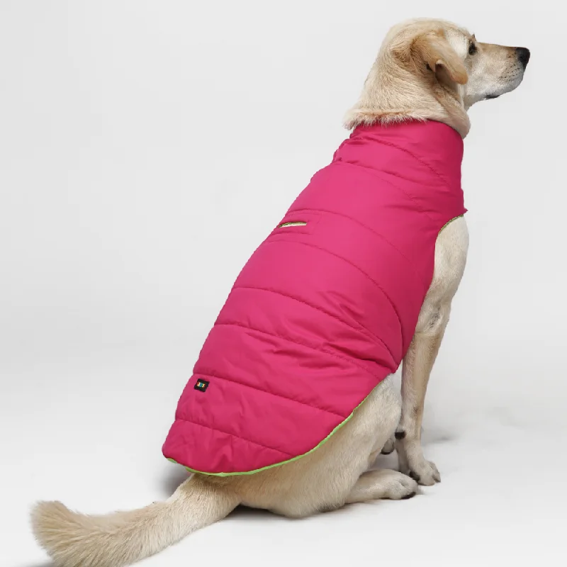 - Elderly dog joint care mattressSkatrs Hot Pink Puffer Reversible Jacket for Dogs and Cats | With Adjustable Baby Velcro - Elderly dog joint care mattressSkatrs Hot Pink Puffer Reversible Jacket for Dogs and Cats | With Adjustable Baby Velcro