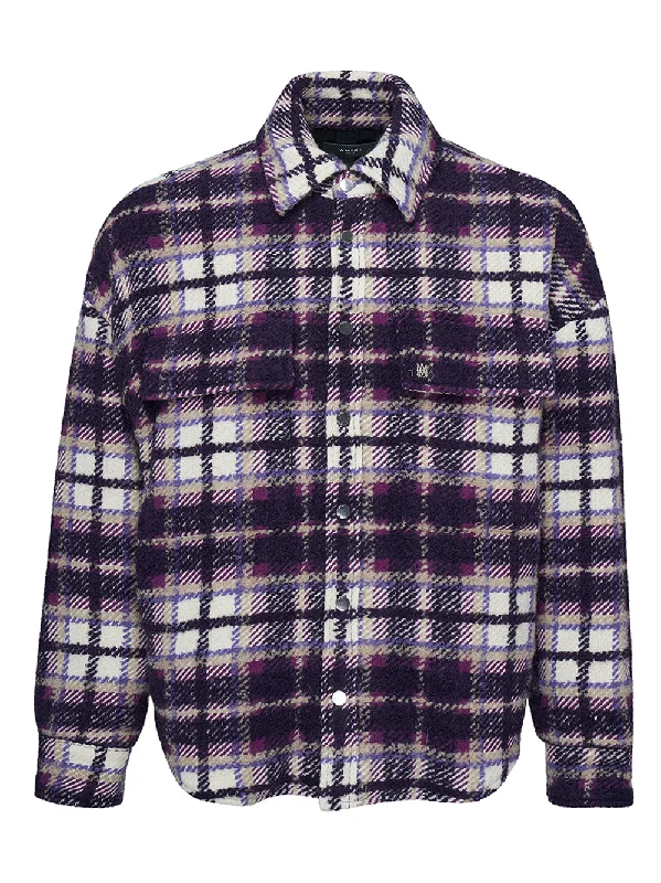 Plaid Viscose Blouson