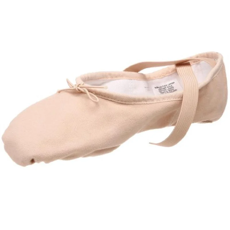 Bloch Womens Pump Canvas Slipt Ballet Flats